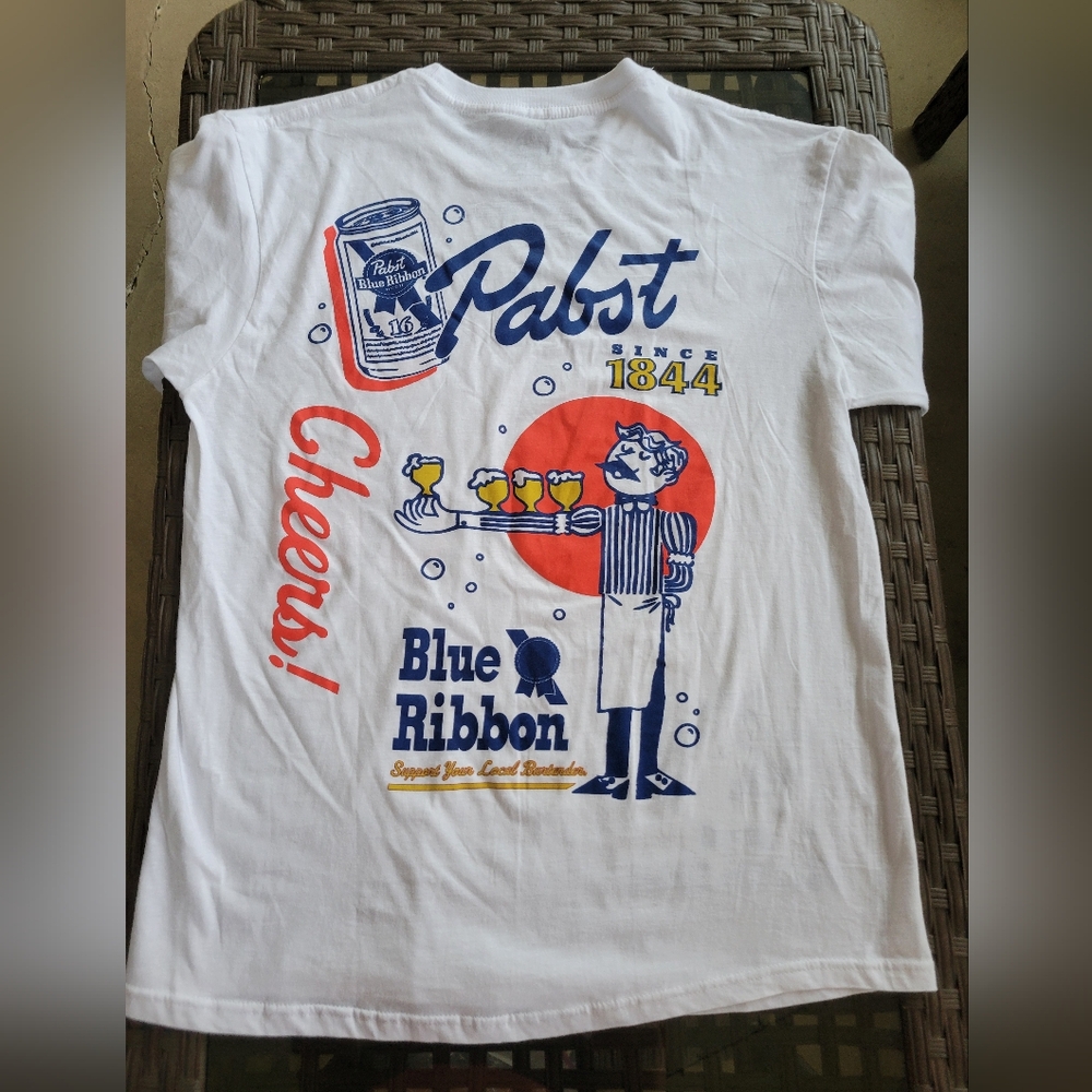 Pabst Blue Ribbon Medium Mens Tee Like New With Out Tags